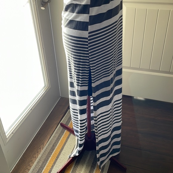 Rue21 Black and White Striped Maxi Dress - Picture 3 of 7
